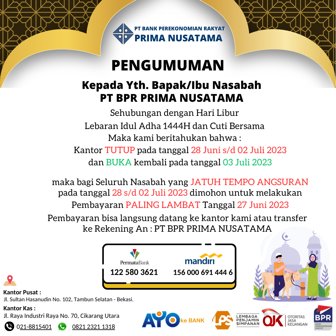 LIBUR IDUL ADHA